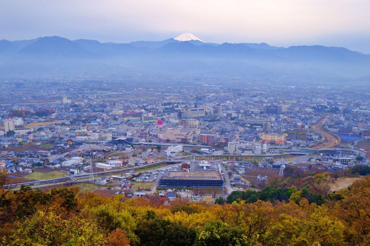 Fuji Seen From Isawa Onsen