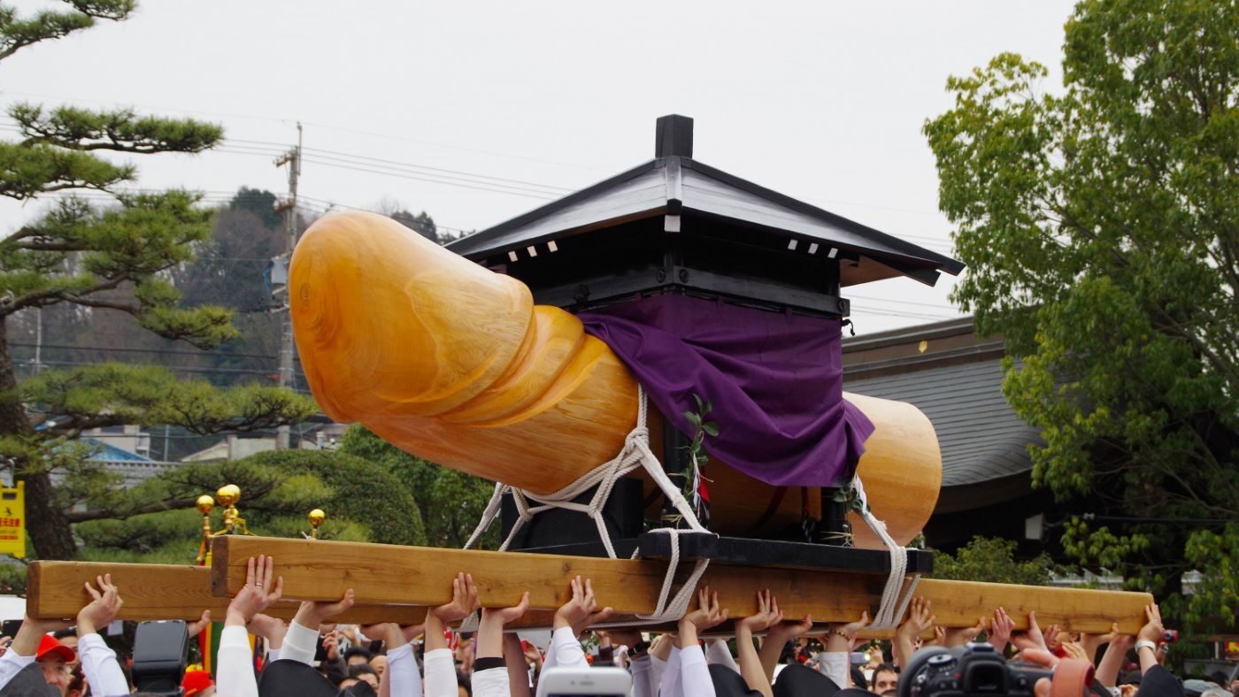 Honnen Matsuri Pinis Festival Japan